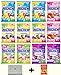 Hi Chew Candy Variety Pack 5 Flavors ( Superfruits, Sweet and Sour, Tropical Mix, Original Mix, and Strawberry) Pack of 12