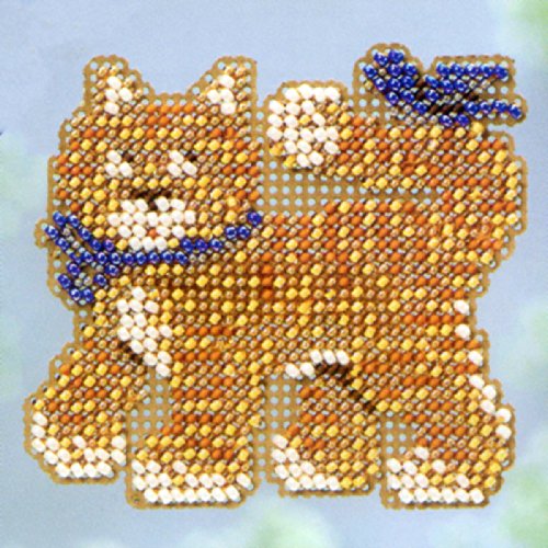 Cool Cat Mill Hill Beaded Cross Stitch Kit MH183103