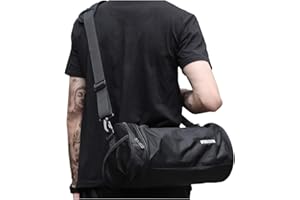 SYCNB Small Sports Gym Bag Workout Lightweight Duffel Bags for Men and Women Black X-Small