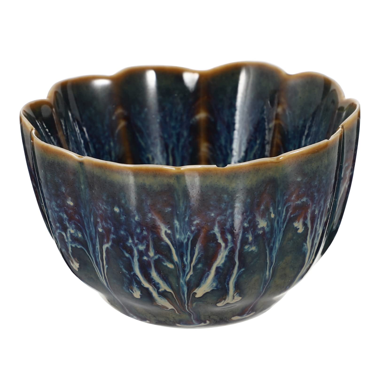 Anneome Ceramic Tea Cup Chinese Cups Tea Brewing Bowl Teaware 60ml Tea Cup for Oolong Puer