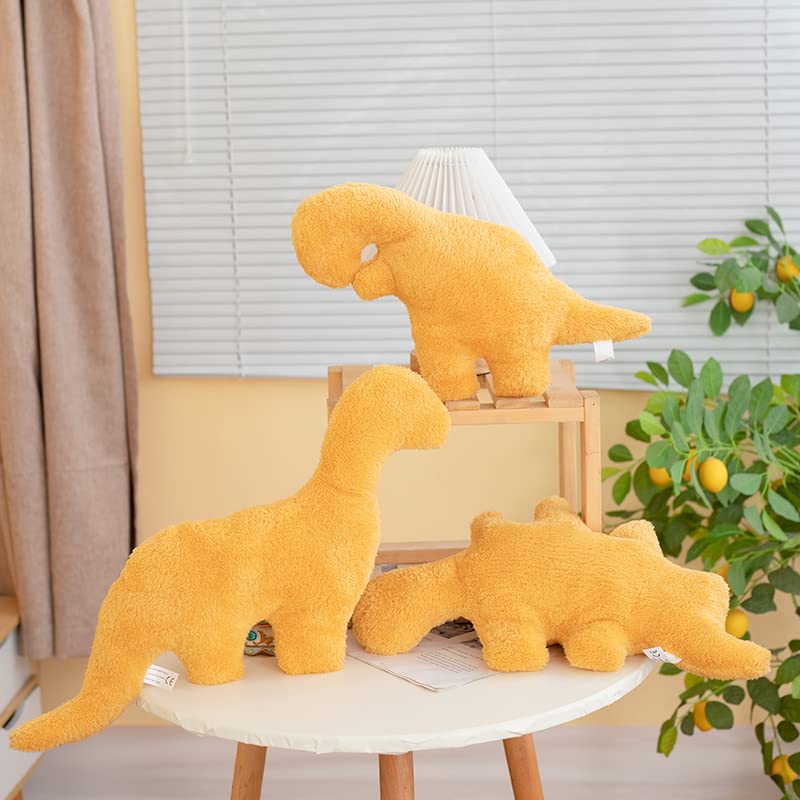 3 Packs Dino Nugget Pillow Plush, 18 inches Dinosaur Chicken Nugget Pillow Stuffed Animal Plush Toy, Dino Nugget Dinosaur Party Decoration Birthday for Kids Boys Girls