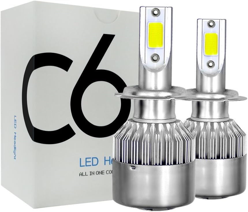 Evomosa C6 H7 Led Headlight Bulbs All-in-One Head-Lamps