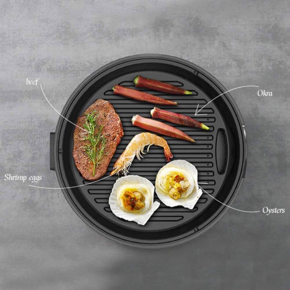 review UXZDX CUJUX Household Electric Grill Personal Non Stick Frying Pan, Fast Heating, High Temperature Resistance