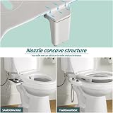 SAMODRA Bidet Attachment for Toilet Black Non-Electric Dual Nozzles view 5