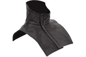 First Mfg Co - Neck and Chest Warmer - Leather - Black