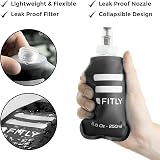 FITLY Soft Water Bottle Collapsible Flask Shrinks as You Drink for Running view 3