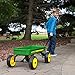 John Deere Farm Toys Heavy Duty Steel Wagon for Kids Aged 3 Years and Up, 28 Inch, Green