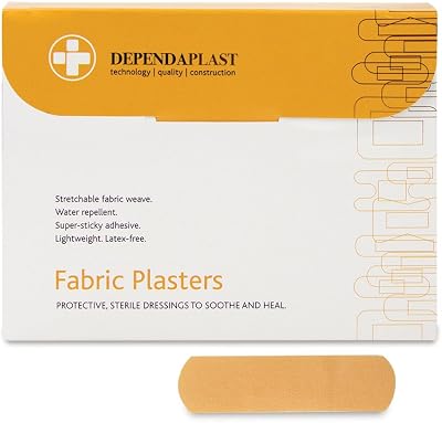 Reliance Medical Dependaplast Fabric Plasters 7.5cm x 2.5cm Box of 100