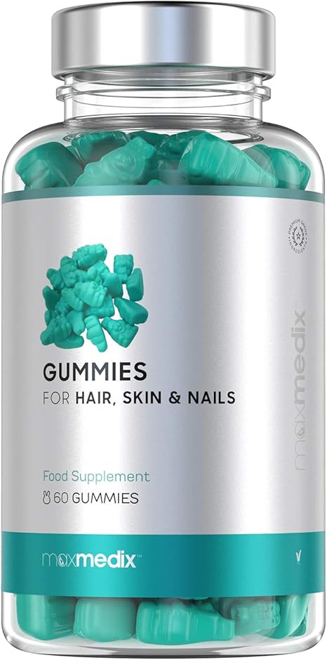 Gummies For Hair Skin Nails Natural Beauty Vitamin Supplement