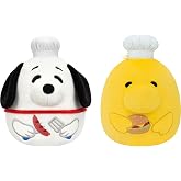 Squishmallows Original Peanuts 8in Snoopy &amp; Woodstock BBQ Americana &ndash; Official Jazwares Plush (Little)