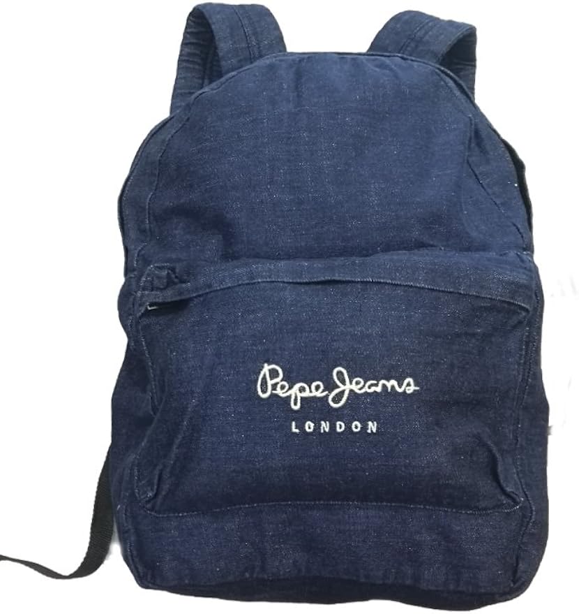 PEPE JEANS Mochila Denim Backpack, unisex, Color indigo, Talla única