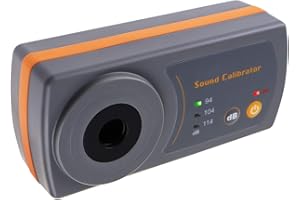 GAIN EXPRESS Professional Sound Level Calibrator Decibel Meter Calibration with Three Calibration Level at 94dB & 104dB & 114dB, SPL Meter Calibrator for dB Noise meter