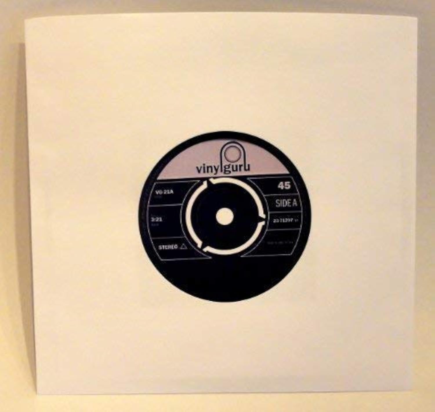 20 x 7" inch Vinyl Record 45RPM Single White Paper Sleeves Covers