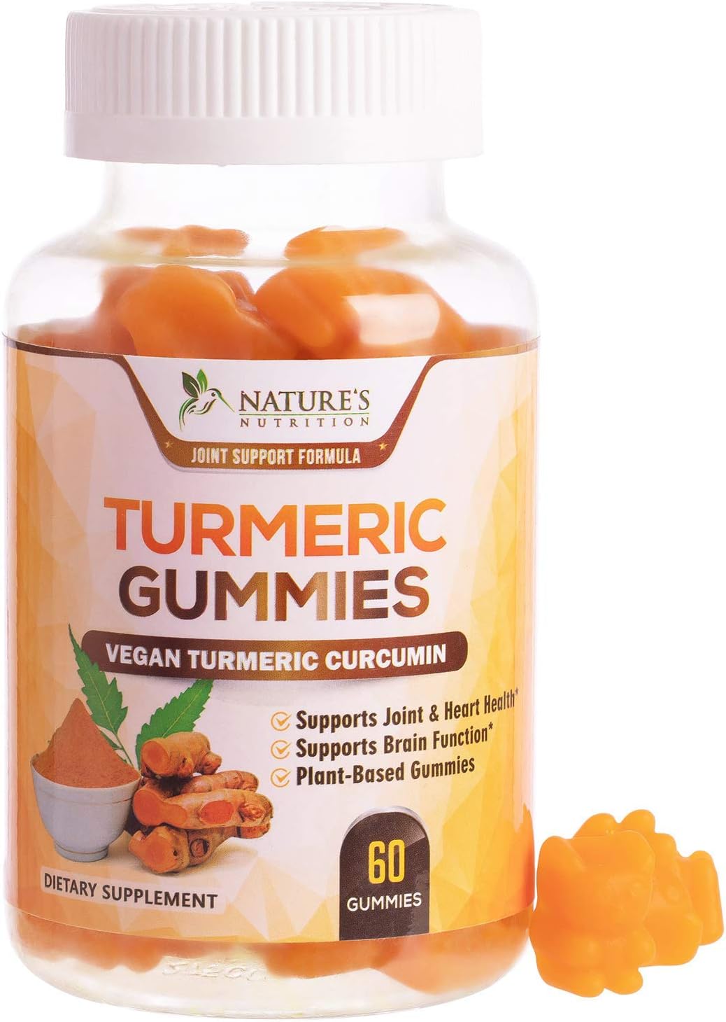 Turmeric Curcumin Gummies with Black Pepper, Extra Strength