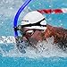 ZIONOR T1 Snorkel Lap Swimming Swimmer Training Diving Snorkeling Comfortable Mouthpiece One-Way Purge Valve for Pool Open Water - Blue