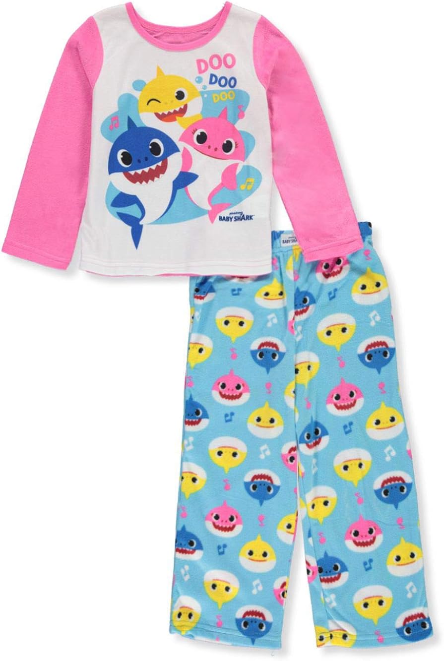 baby shark girl pajamas