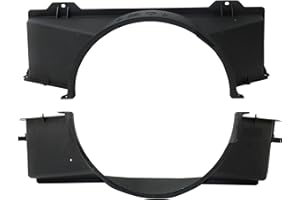 Garage-Pro Fan Shroud Set For Chevrolet Tahoe 2000-2004, Chevy Tahoe Accessories, GMC Sierra 1500 2002-2006, Sierra 2500 1999-2004, Cadillac Escalade 2002-2004, Radiator Fan, Upper and Lower