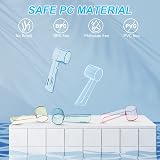 LOPHE Portable Toothbrush Head Covers, 8 Pcs Dustproof Protectors view 6