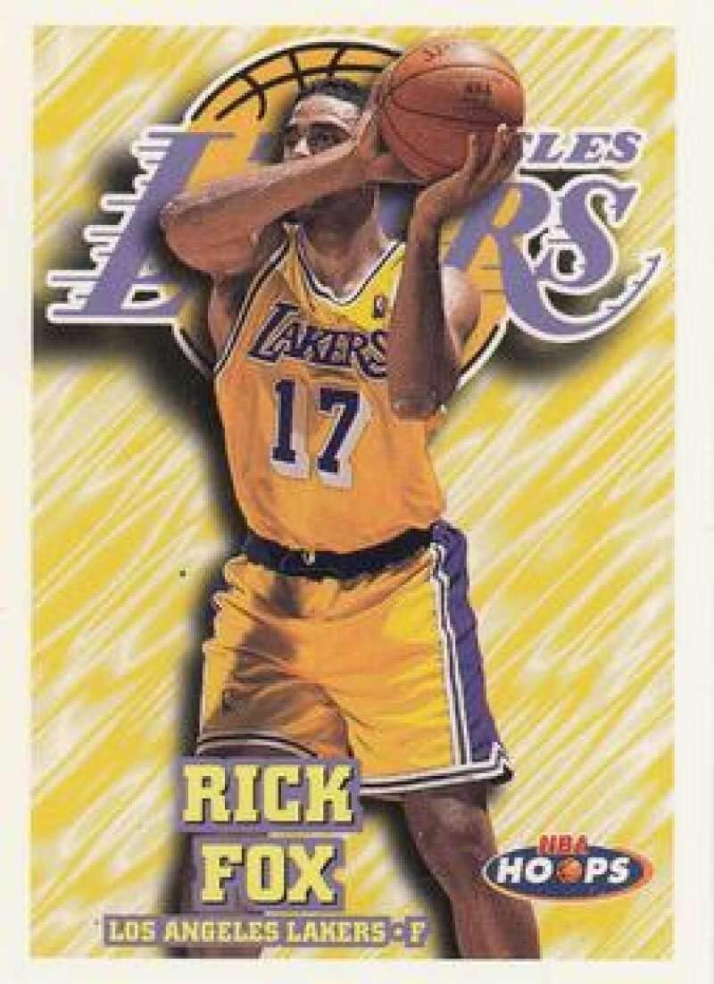Amazon Com 1997 98 Nba Hoops Series 2 259 Rick Fox Los Angeles Lakers Official Basketball Trading Card Made By Skybox International Collectibles Fine Art