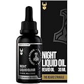 The Beard Struggle - Beard Oil for Men - Natural Blend for Softens, Moisturizing, & Healthier Beard Growth - Viking Storm Night Liquid Silver Elixir - Vegan-Friendly Beard Growth Oil (1 Fl oz)