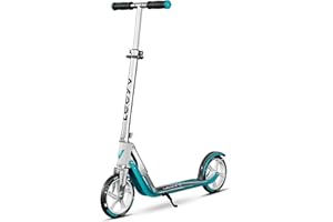 LEEYV Scooter for Kids 6-12 & Adults | Holds Up to 240lbs, Foldable, Lightweight Aluminum Frame | Adjustable Height | Smooth Ride on Any Terrain