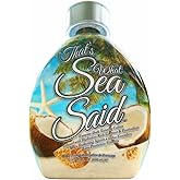 That’s What Sea Said Tattoo Friendly Tanning Lotion Accelerator For Outdoor Pools & Indoor UV Skin Tanning Beds - White Lotio