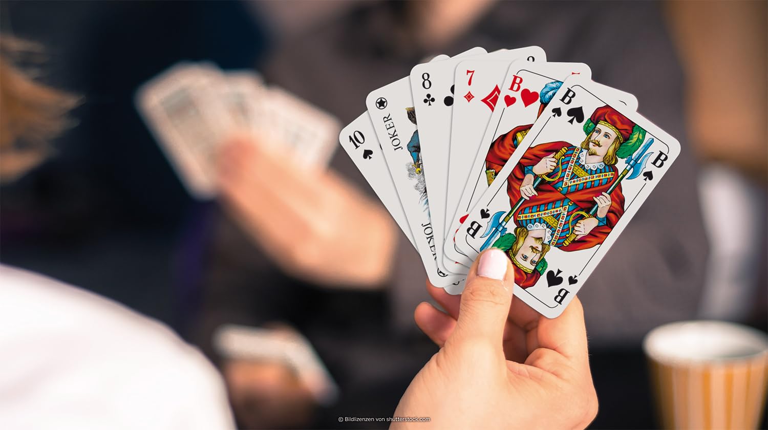 ASS Altenburger Rommé, französisches Bild, 2 Kartendecks je 55 Blatt (110 Karten inkl. 6 Joker) 4