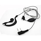 Tonsee&reg; 2PIN High Quality Earpiece Headset Mic For Radio Security Walkie Talkie