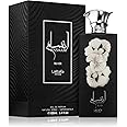 Lattafa Ansaam Silver Eau De Parfum Spray for Unisex, 3.4 Ounce