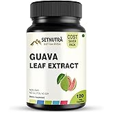 SETNUTRA Well From Within Pure Guava Leaf Extract Supplement 500Mg | Antioxidant Support Digestive Health Skin Vitality | Non GMO Gluten Free Vegan Capsules (120 Count)