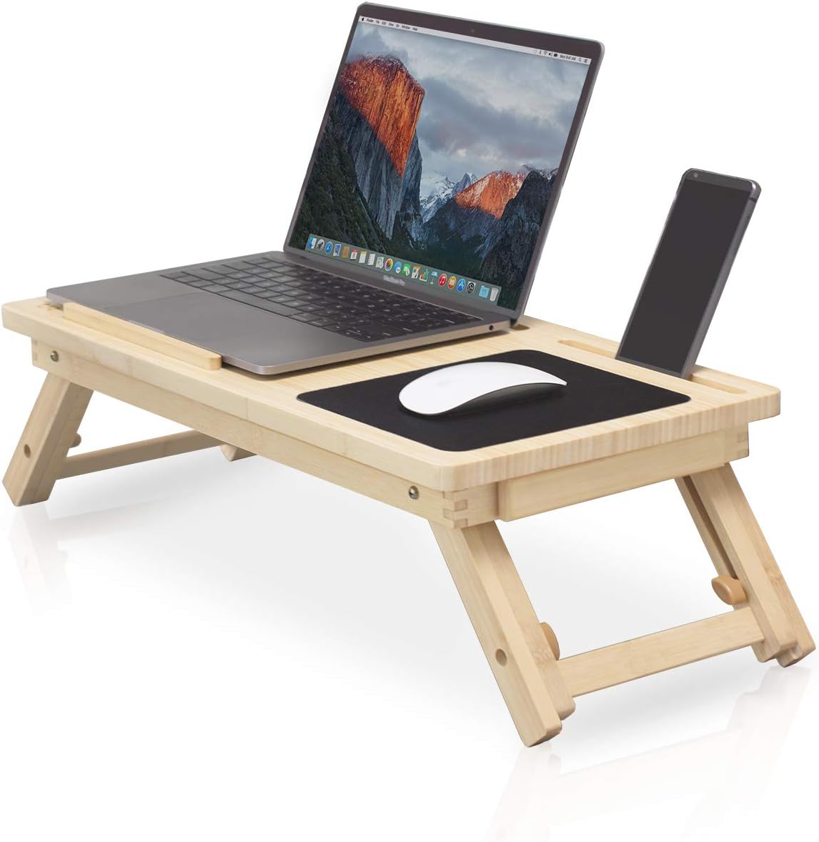 EcoFriendly Laptop Table for Bed Convenience & Comfort Foldable Bed