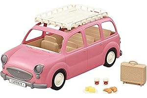 Calico Critters Family Picnic Van for Dolls - Toy Vehicle Seats up to 10 Collectible Figures!