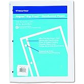 National Rip Proof Reinforced Filler Paper, 3-Hole, 8.5 X 11, Unruled, 100/pack,White
