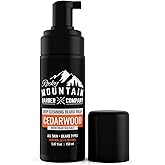 Foaming Cedarwood Beard Wash - With Cedarwood Essential Oil, Vitamin B5 & Dead Sea Salt – Made in Canada - 5 oz by Rocky Moun