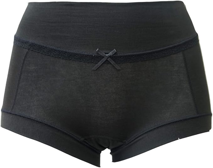 Super 3D cotton boxer brief for women, double layer gusset for wings