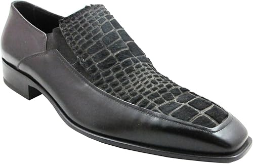 Amazon Com Doucals 6857 Men S Italian Slip On Shoes Leather Pony