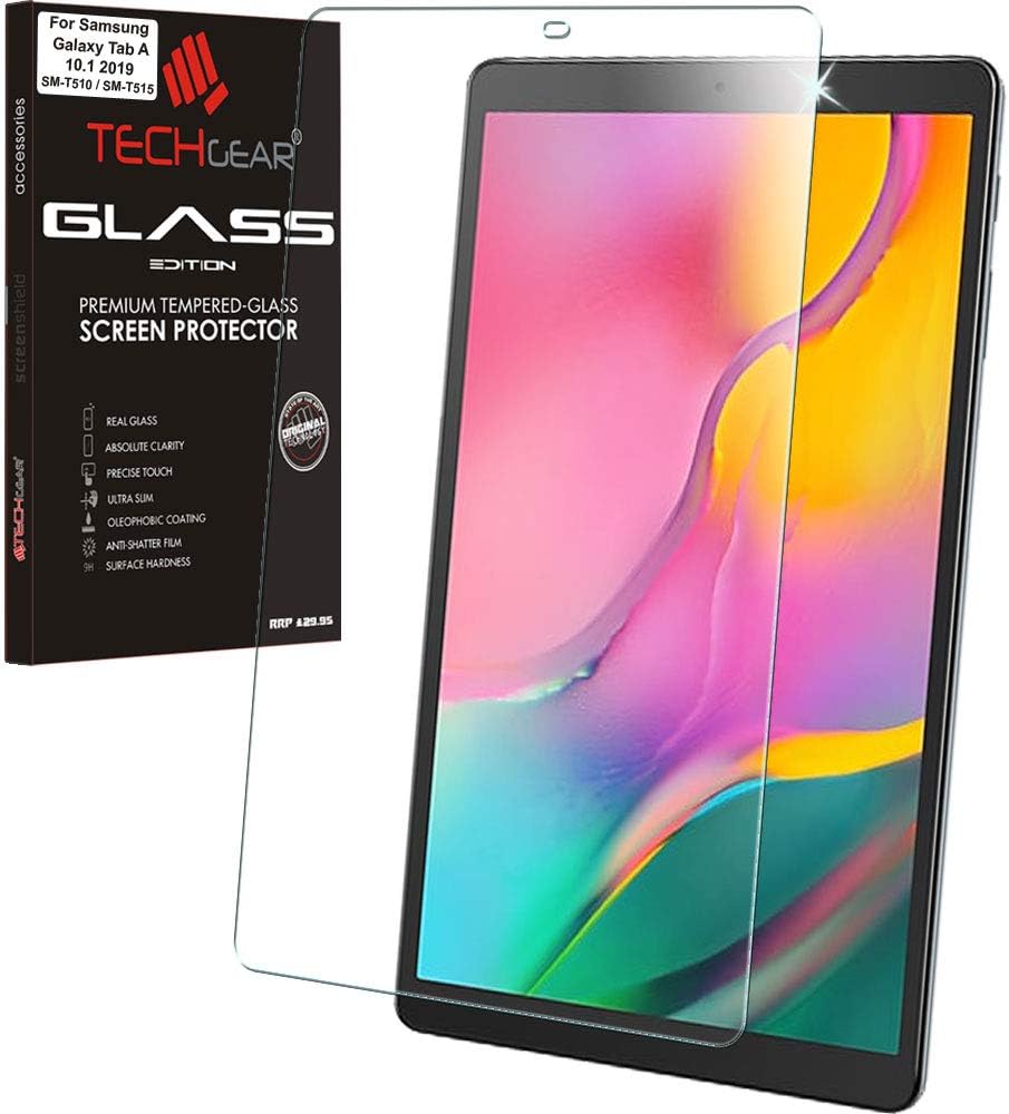 TECHGEAR GLASS Edition Screen Protector Compatible with Samsung Galaxy Tab A 10.1" 2019 (SM-T510 / SM-T515)