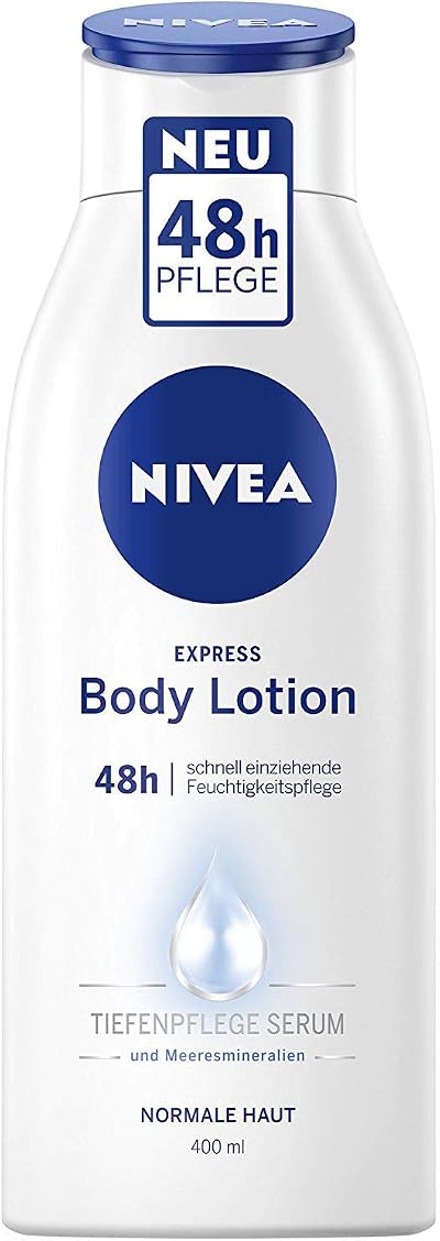 NIVEA Express Body Lotion 400ml Intensive Moisturising 48H Normal Skin