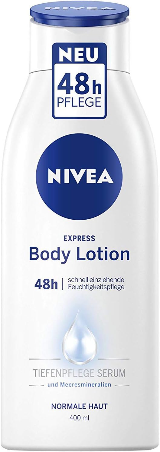 NIVEA Express Body Lotion 400ml Intensive Moisturising 48H Normal Skin