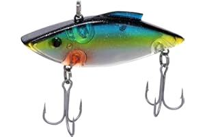 Bill Lewis Lures Lifelike Vibrations Rat-L-Trap Mini-Trap 1/2 OZ Lipless Crankbait Fishing Wobble Sinking Lure for Saltwater