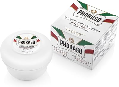 Proraso Shaving Soap in a Bowl Sensitive Skin 150ml Green Tea Oat Italy