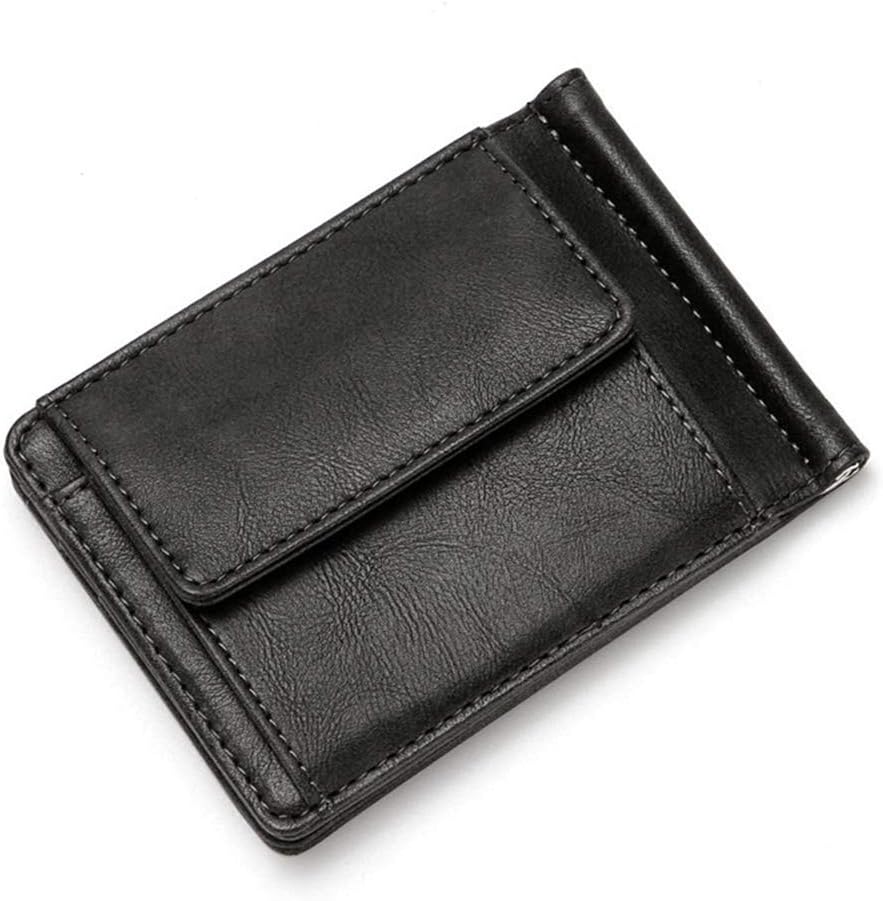 Men's Wallet RFID Wallet Crazy Horse Leather Key Bag Purse Card Package