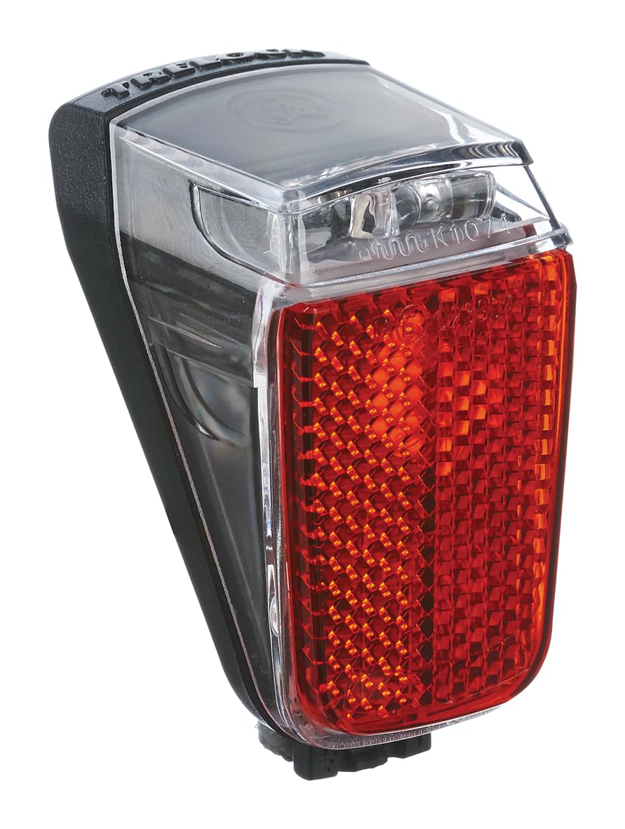 Trelock Unisex - Adult Dynamo Rear Light LS 633 Duo Top, Black, Rear Light