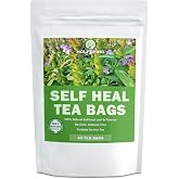 100% Natural Self Heal Tea, 40 Teabags, Prunella vulgaris, Pure Self Heal Tea, No Additives, No Gmo