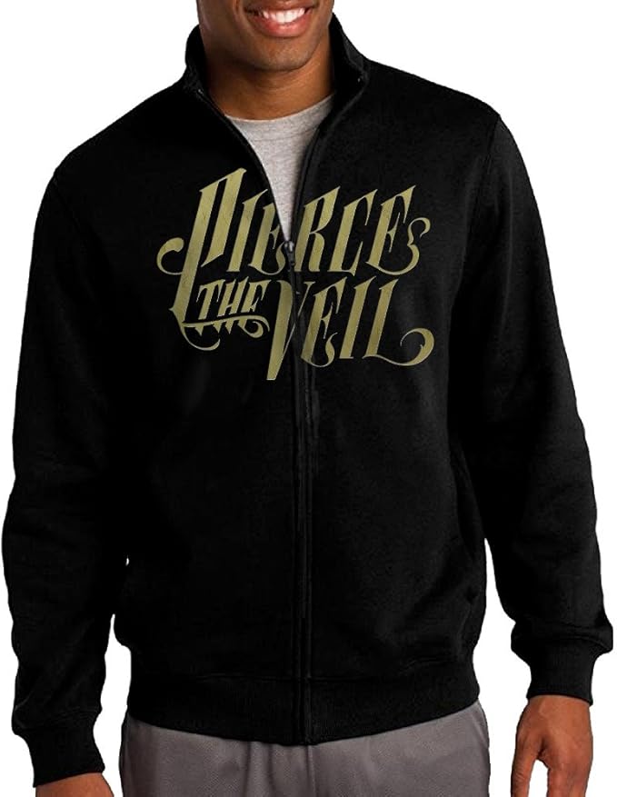 Pierce The Veil Selfish Machines Logo Zip Sweatshirt Jacket For Men at Amazon Men’s Clothing store
