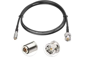 Superbat HD SDI Cable, DIN 1.0/2.3 to BNC Male Cable 3ft Belden 1855A for Blackmagic BMCC/BMPCC Video Assist 4K Transmissions