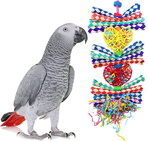 Bonka Bird Toys 1042 Duo Foraging Heart Bird Toy parrot cage toys cockatiel african grey conure
