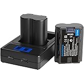 GOROFO 2-Pack NP-W235 Replacement Battery with Dual Charger for Fujifilm Cameras - Compatible with X-T5/X-T4/X-H2/X-H2S/X-S20/VG-XT4/GFX50S II/GFX100S