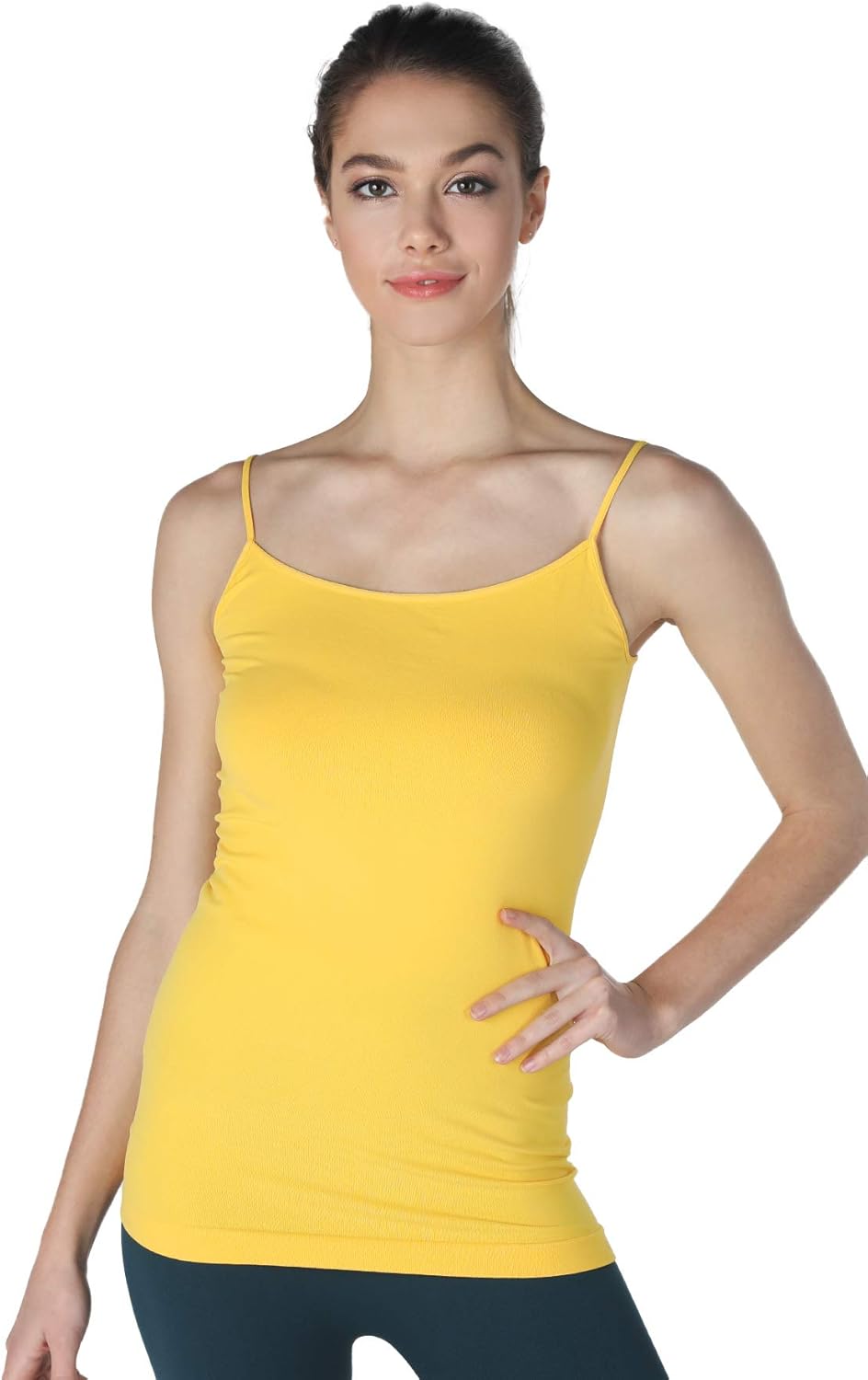 NIKIBIKI Women Seamless Premium Classic Camisole, Made in U.S.A, One Size