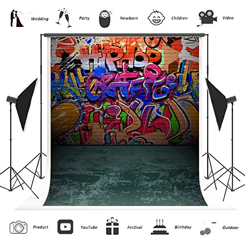 Ka background 5x7ft photography background wacky graffi…